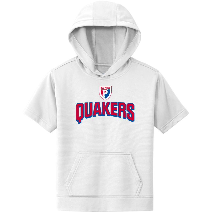 Plainfield Quakers <span class="pdp-name-mascot">Plainfield Quakers</span> Sport-Tek Youth Sport-Wick Fleece Short Sleeve Hoodie