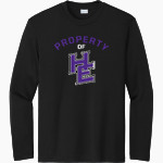 HYDRO-EAKLY HIGH SCHOOL BOBCATS Sport-Tek Youth Long Sleeve PosiCharge Competitor Tee Front Thumbnail