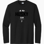 HIGHLAND HIGH SCHOOL HUSKIES Sport-Tek Youth Long Sleeve PosiCharge Competitor Tee Front Thumbnail