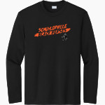 Schuylerville Horses Sport-Tek Youth Long Sleeve PosiCharge Competitor Tee Front Thumbnail