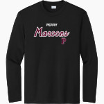 PERRY HIGH SCHOOL MAROONS Sport-Tek Youth Long Sleeve PosiCharge Competitor Tee Front Thumbnail