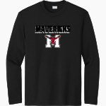 Marshall Mavericks Sport-Tek Youth Long Sleeve PosiCharge Competitor Tee Front Thumbnail