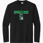 WEST MONONA HIGH SCHOOL SPARTANS Sport-Tek Youth Long Sleeve PosiCharge Competitor Tee Front Thumbnail
