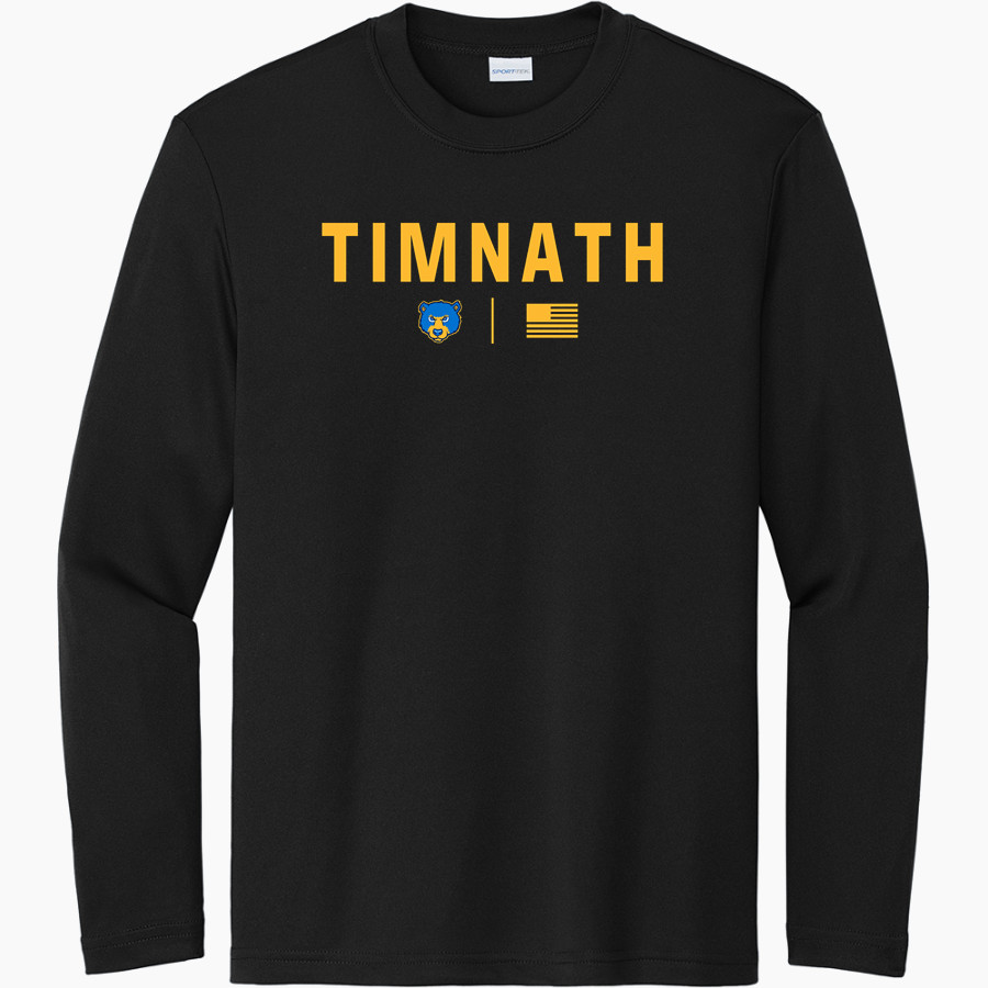 Timnath High School Cubs Sport-Tek Youth Long Sleeve PosiCharge Competitor Tee