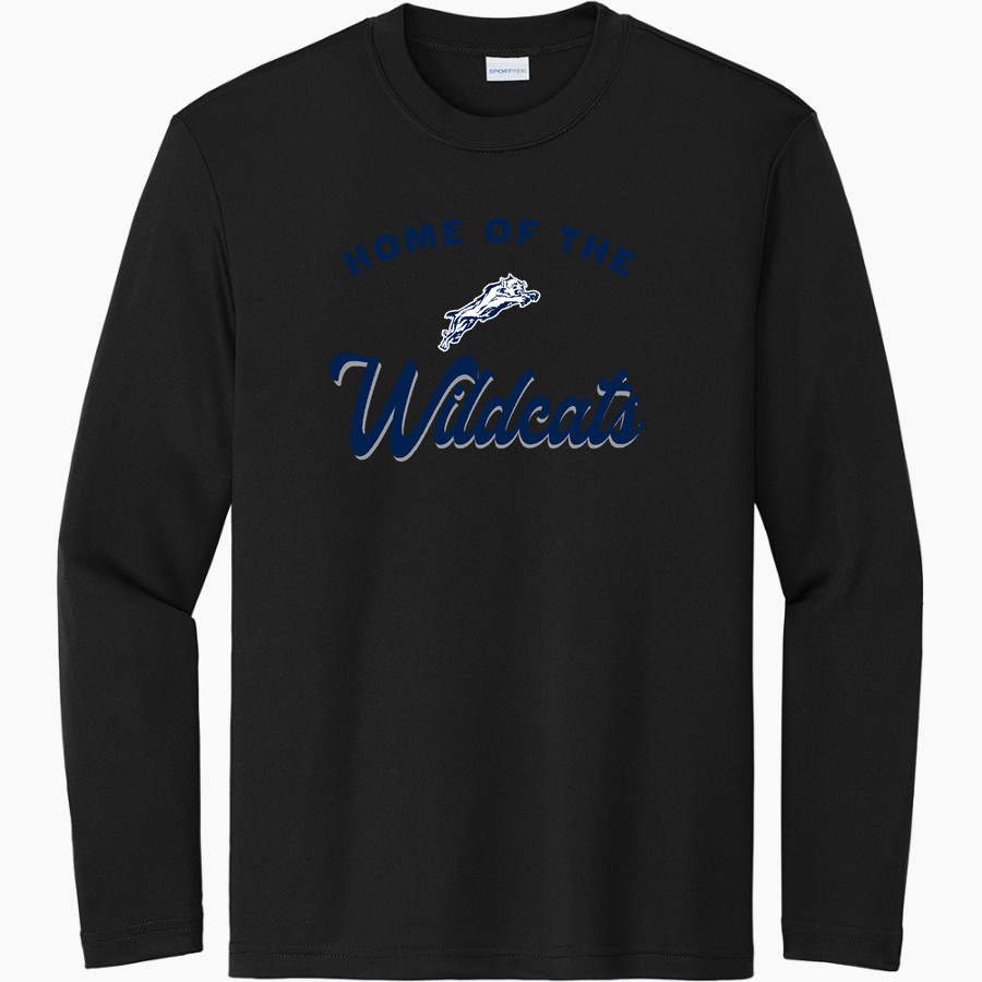 PARIS HIGH SCHOOL WILDCATS <span class="pdp-name-mascot">PARIS WILDCATS</span> Sport-Tek Youth Long Sleeve PosiCharge Competitor Tee
