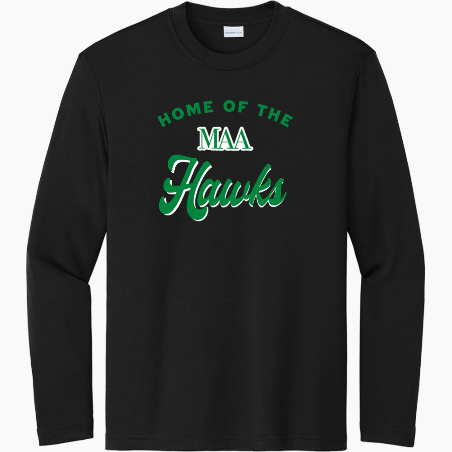 Mount Alvernia Academy Hawks Sport-Tek Youth Long Sleeve PosiCharge Competitor Tee