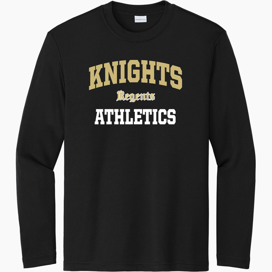 Regents School of Austin The Official Store of the Knights Sport-Tek Youth Long Sleeve PosiCharge Competitor Tee