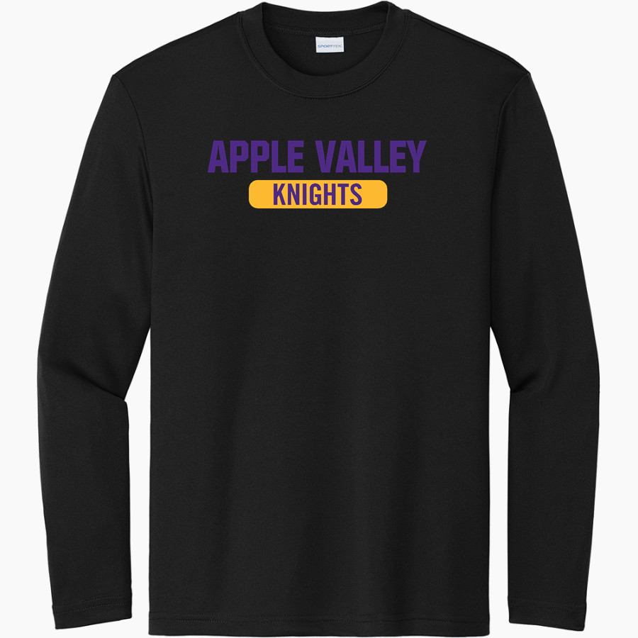 Apple Valley Knights Sport-Tek Youth Long Sleeve PosiCharge Competitor Tee
