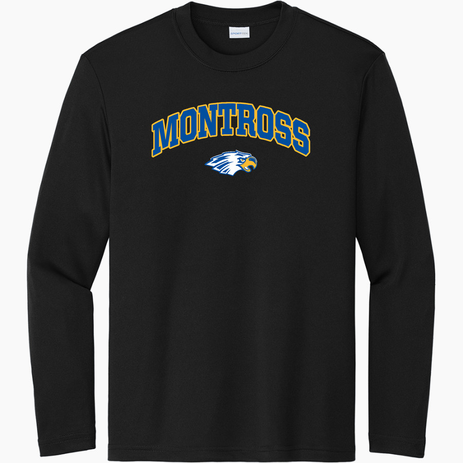 Montross Eagles Sport-Tek Youth Long Sleeve PosiCharge Competitor Tee