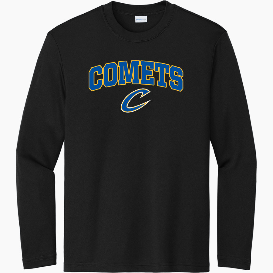 COVENTRY HIGH SCHOOL COMETS <span class="pdp-name-mascot">COVENTRY COMETS</span> Sport-Tek Youth Long Sleeve PosiCharge Competitor Tee