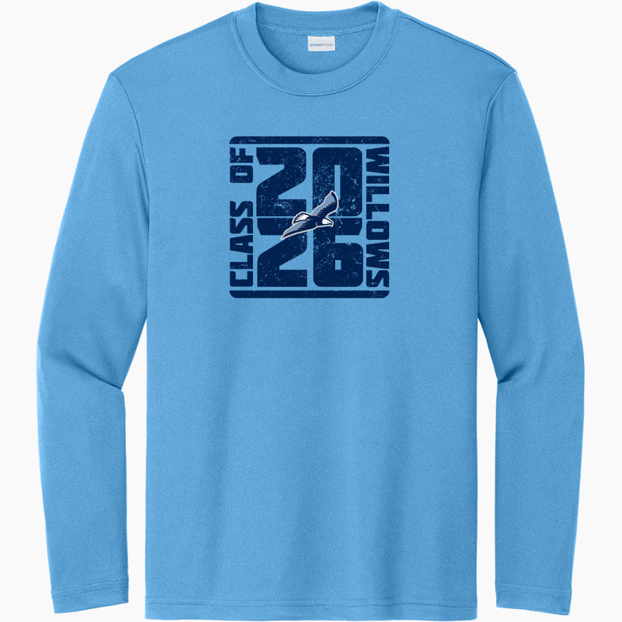WILLOWS ACADEMY Eagles Sport-Tek Youth Long Sleeve PosiCharge Competitor Tee