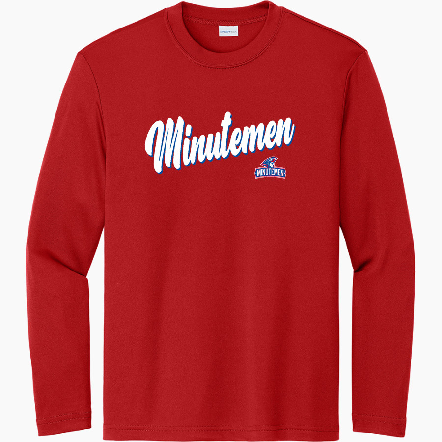 REVERE MINUTEMEN ONLINE STORE Sport-Tek Youth Long Sleeve PosiCharge Competitor Tee