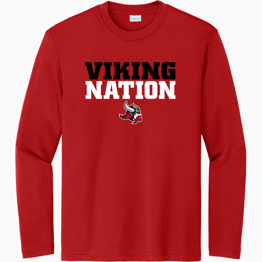 La Jolla Vikings Sport-Tek Youth Long Sleeve PosiCharge Competitor Tee