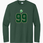 NOTRE DAME HIGH SCHOOL GREEN KNIGHTS <span class="pdp-name-mascot">NOTRE DAME GREEN KNIGHTS</span> Sport-Tek Youth Long Sleeve PosiCharge Competitor Tee Front Thumbnail