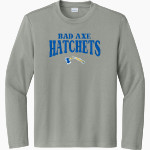 BAD AXE HIGH SCHOOL HATCHETS <span class="pdp-name-mascot">BAD AXE HATCHETS</span> Sport-Tek Youth Long Sleeve PosiCharge Competitor Tee Front Thumbnail