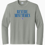 REVERE MINUTEMEN ONLINE STORE Sport-Tek Youth Long Sleeve PosiCharge Competitor Tee Front Thumbnail