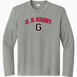 U. S. GRANT HIGH SCHOOL GENERALS Sport-Tek Youth Long Sleeve PosiCharge Competitor Tee Front Thumbnail
