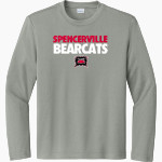 SPENCERVILLE HIGH SCHOOL BEARCATS <span class="pdp-name-mascot">SPENCERVILLE BEARCATS</span> Sport-Tek Youth Long Sleeve PosiCharge Competitor Tee Front Thumbnail