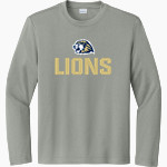 Calvary Lions Sport-Tek Youth Long Sleeve PosiCharge Competitor Tee Front Thumbnail