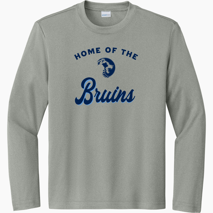 BARTLESVILLE HIGH SCHOOL BRUINS <span class="pdp-name-mascot">BARTLESVILLE BRUINS</span> Sport-Tek Youth Long Sleeve PosiCharge Competitor Tee