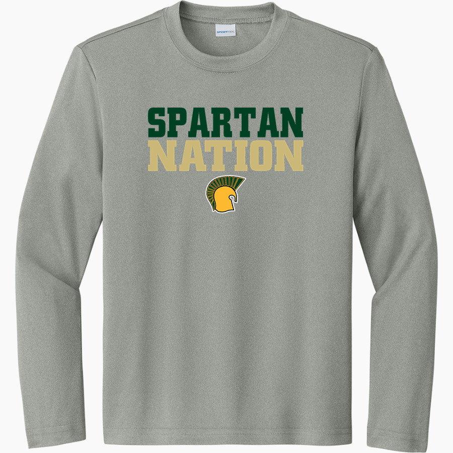 Mayo Spartans <span class="pdp-name-mascot">Mayo Spartans</span> Sport-Tek Youth Long Sleeve PosiCharge Competitor Tee