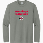 Onondaga Redhawks Sport-Tek Youth Long Sleeve PosiCharge Competitor Tee Front Thumbnail