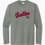 Highland High School Scotties Online Store Sport-Tek Youth Long Sleeve PosiCharge Competitor Tee Front Thumbnail