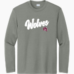 WINNECONNE HIGH SCHOOL WOLVES <span class="pdp-name-mascot">WINNECONNE WOLVES</span> Sport-Tek Youth Long Sleeve PosiCharge Competitor Tee Front Thumbnail