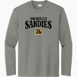 AMARILLO HIGH SCHOOL SANDIES <span class="pdp-name-mascot">AMARILLO SANDIES</span> Sport-Tek Youth Long Sleeve PosiCharge Competitor Tee Front Thumbnail