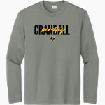 CRANDALL HIGH SCHOOL PIRATES <span class="pdp-name-mascot">CRANDALL PIRATES</span> Sport-Tek Youth Long Sleeve PosiCharge Competitor Tee Front Thumbnail