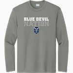 Marietta Blue Devils <span class="pdp-name-mascot">Marietta Blue Devils</span> Sport-Tek Youth Long Sleeve PosiCharge Competitor Tee Front Thumbnail