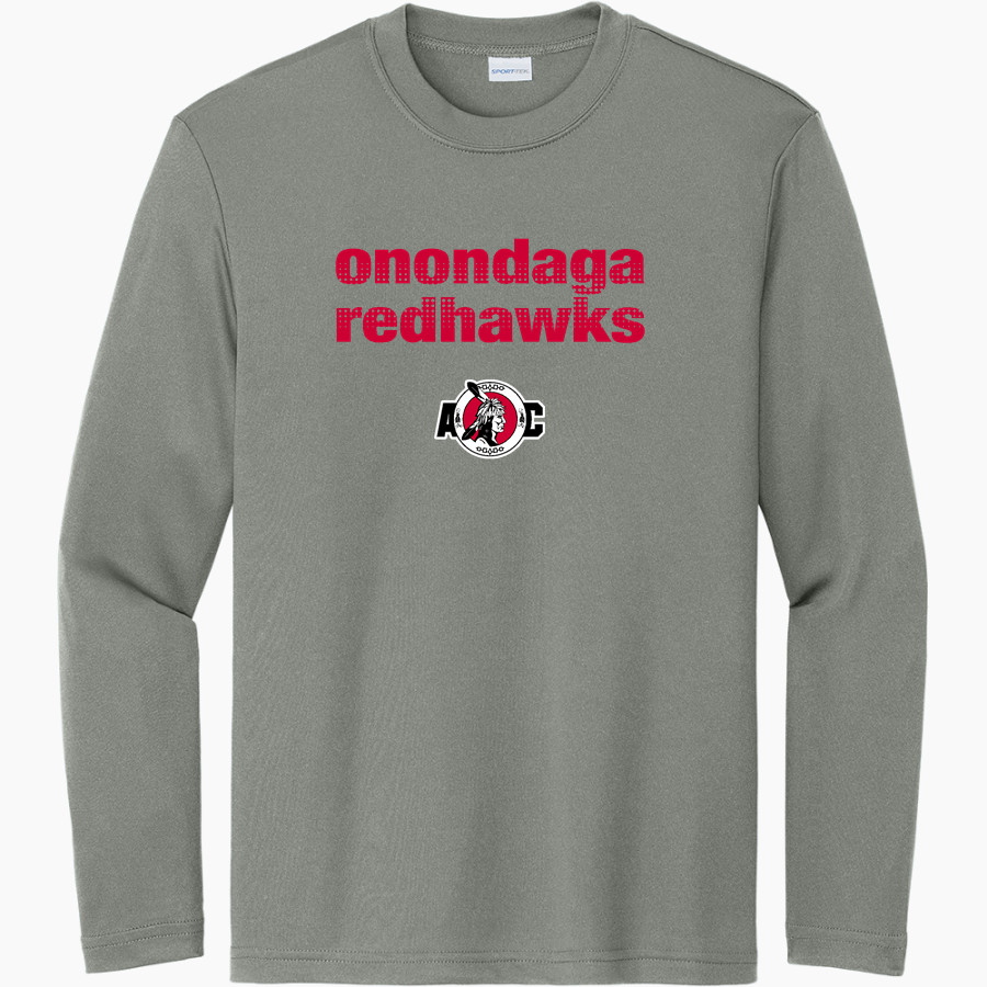 Onondaga Redhawks Sport-Tek Youth Long Sleeve PosiCharge Competitor Tee