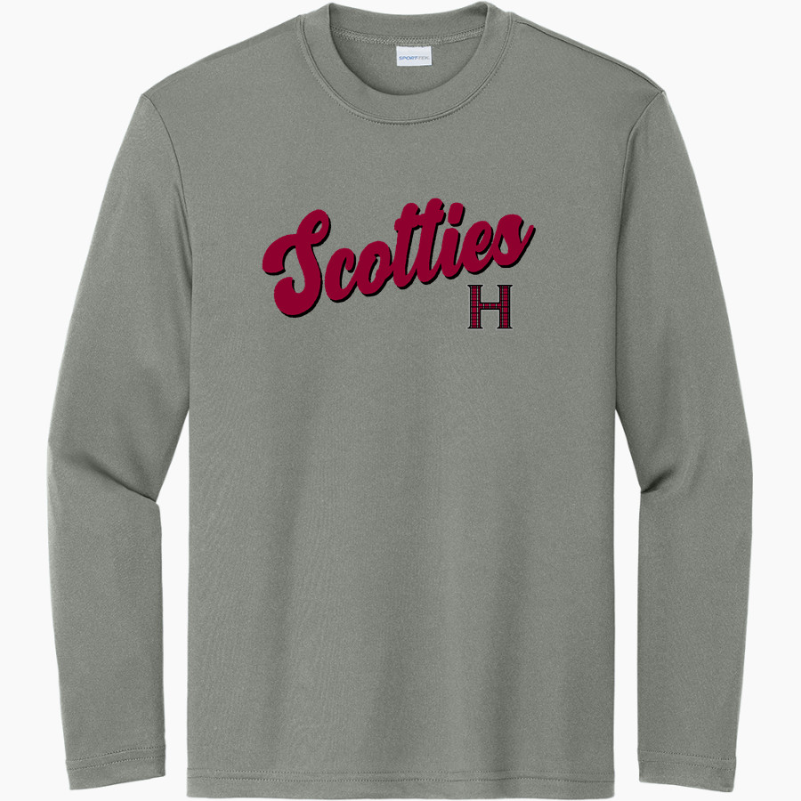 Highland High School Scotties Online Store Sport-Tek Youth Long Sleeve PosiCharge Competitor Tee
