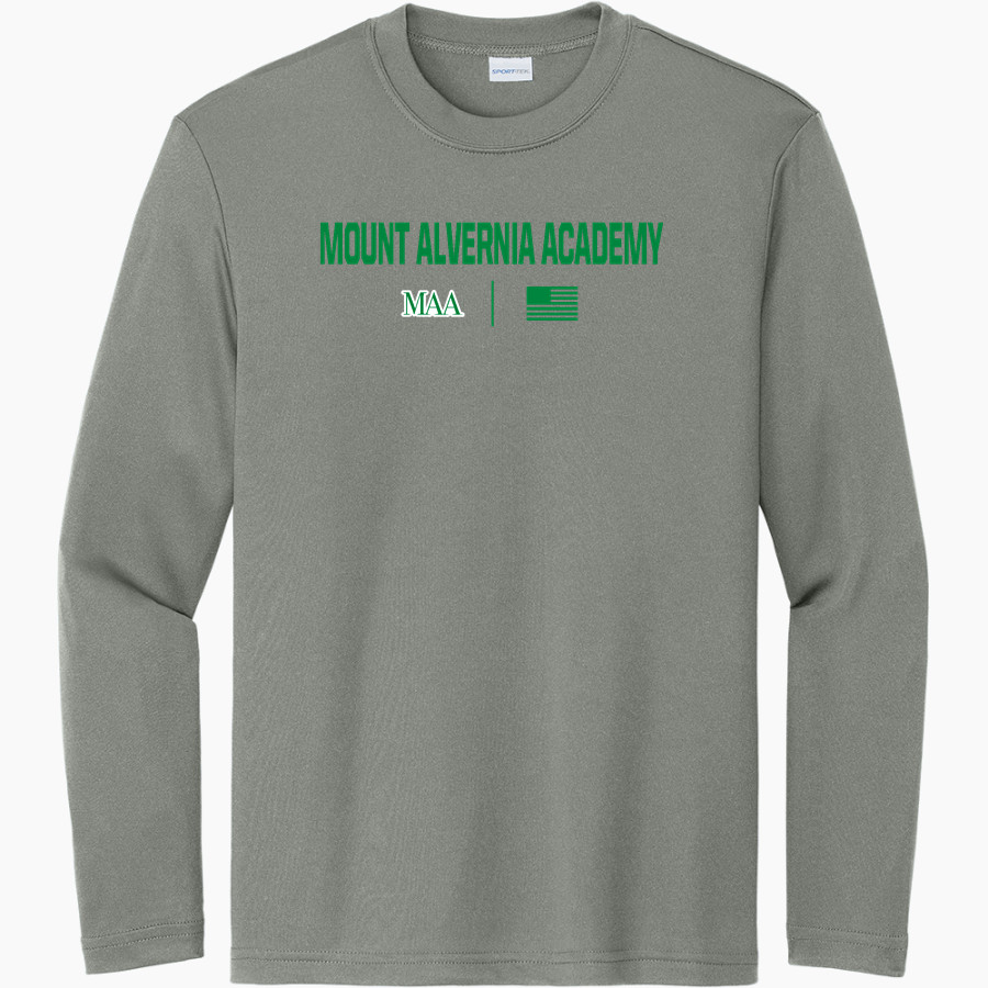 Mount Alvernia Academy Hawks Sport-Tek Youth Long Sleeve PosiCharge Competitor Tee