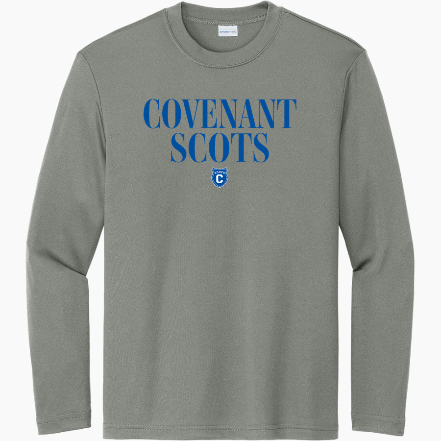 Covenant Scots Sport-Tek Youth Long Sleeve PosiCharge Competitor Tee