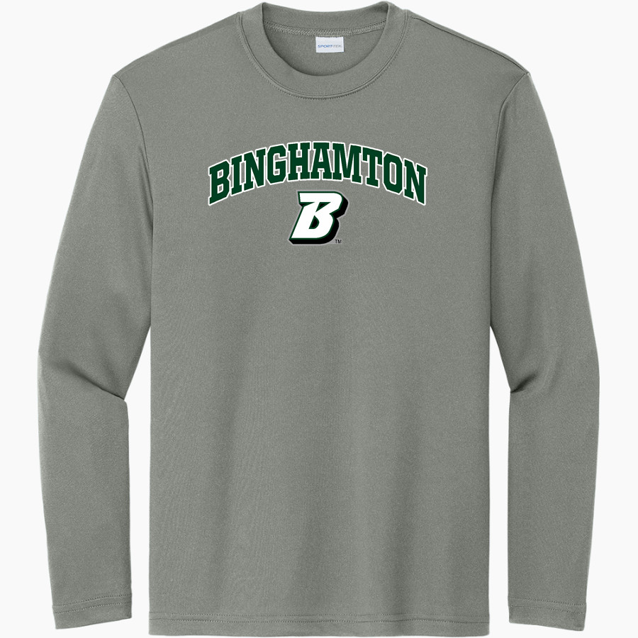 Binghamton University Sport-Tek Youth Long Sleeve PosiCharge Competitor Tee