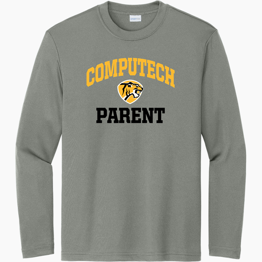Computech Tigers <span class="pdp-name-mascot">Computech Middle School Tigers</span> Sport-Tek Youth Long Sleeve PosiCharge Competitor Tee