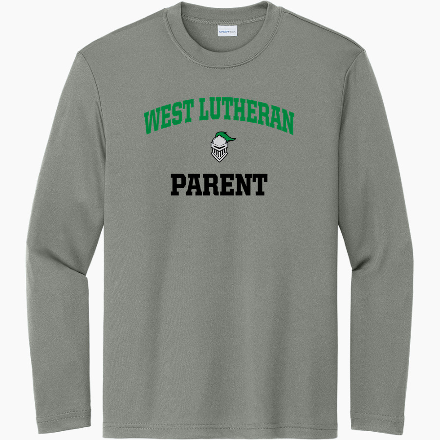 West Lutheran Warriors <span class="pdp-name-mascot">West Lutheran Warriors</span> Sport-Tek Youth Long Sleeve PosiCharge Competitor Tee