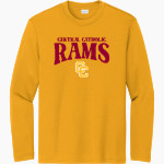 Central Catholic Rams <span class="pdp-name-mascot">Central Catholic Rams</span> Sport-Tek Youth Long Sleeve PosiCharge Competitor Tee Front Thumbnail