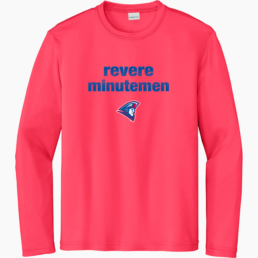 REVERE MINUTEMEN ONLINE STORE Sport-Tek Youth Long Sleeve PosiCharge Competitor Tee