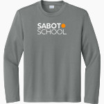 Sabot School Sabot School <span class="pdp-name-mascot">STONY POINT SCHOOL</span> Sport-Tek Youth Long Sleeve PosiCharge Competitor Tee Front Thumbnail