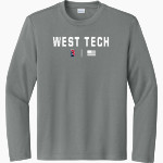 West Tech Panthers <span class="pdp-name-mascot">West Tech Panthers</span> Sport-Tek Youth Long Sleeve PosiCharge Competitor Tee Front Thumbnail