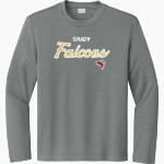 WM E GRADY VOC TECH SCHOOL FALCONS Sport-Tek Youth Long Sleeve PosiCharge Competitor Tee Front Thumbnail