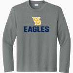 West Babylon Eagles <span class="pdp-name-mascot">West Babylon Eagles</span> Sport-Tek Youth Long Sleeve PosiCharge Competitor Tee Front Thumbnail