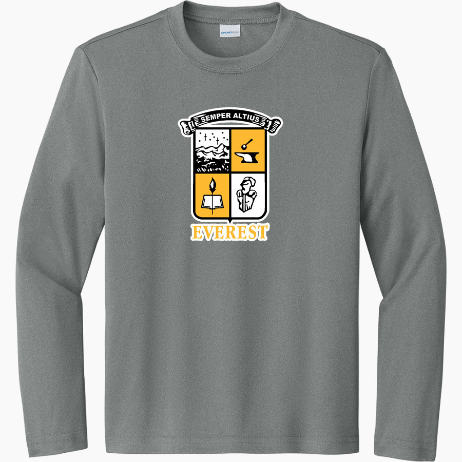 Everest Academy <span class="pdp-name-mascot">Everest Mountaineers</span> Sport-Tek Youth Long Sleeve PosiCharge Competitor Tee