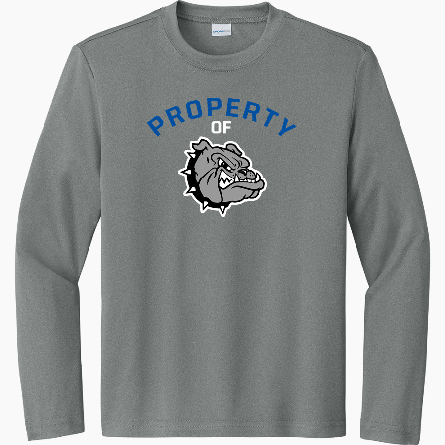 Woodburn Bulldogs <span class="pdp-name-mascot">Woodburn Bulldogs</span> Sport-Tek Youth Long Sleeve PosiCharge Competitor Tee