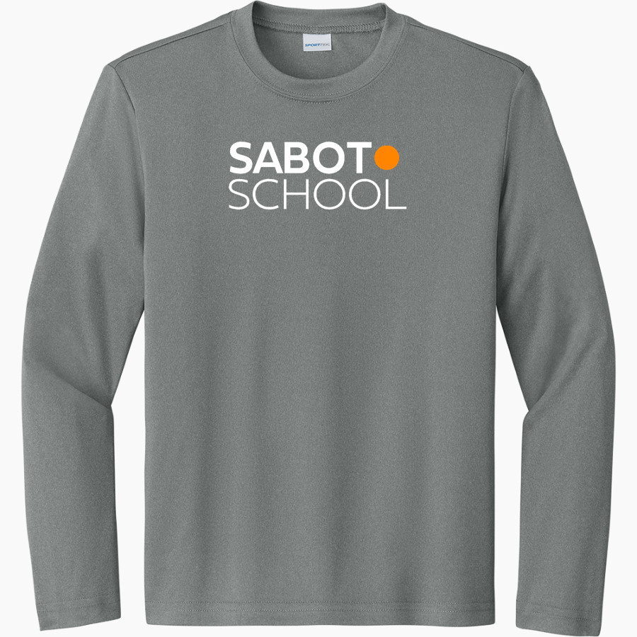 Sabot School Sabot School <span class="pdp-name-mascot">STONY POINT SCHOOL</span> Sport-Tek Youth Long Sleeve PosiCharge Competitor Tee