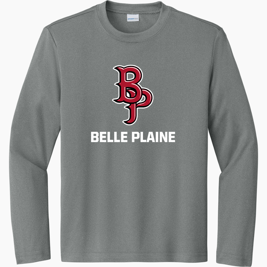 Belle Plaine Tigers Sport-Tek Youth Long Sleeve PosiCharge Competitor Tee
