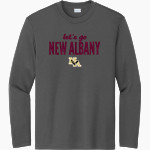 NEW ALBANY HIGH SCHOOL EAGLES Sport-Tek Youth Long Sleeve PosiCharge Competitor Tee Front Thumbnail