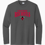 Chaffee Red Devils Sport-Tek Youth Long Sleeve PosiCharge Competitor Tee Front Thumbnail
